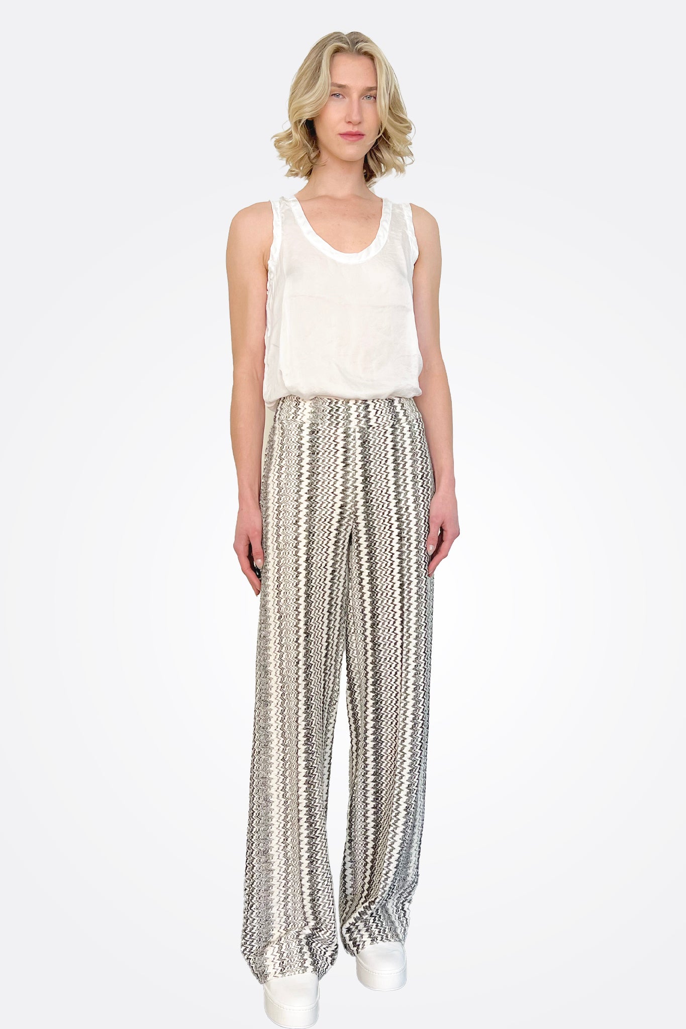 Flavia Pant - Flame Print by Avenue Montaigne | 25 South Boutiques