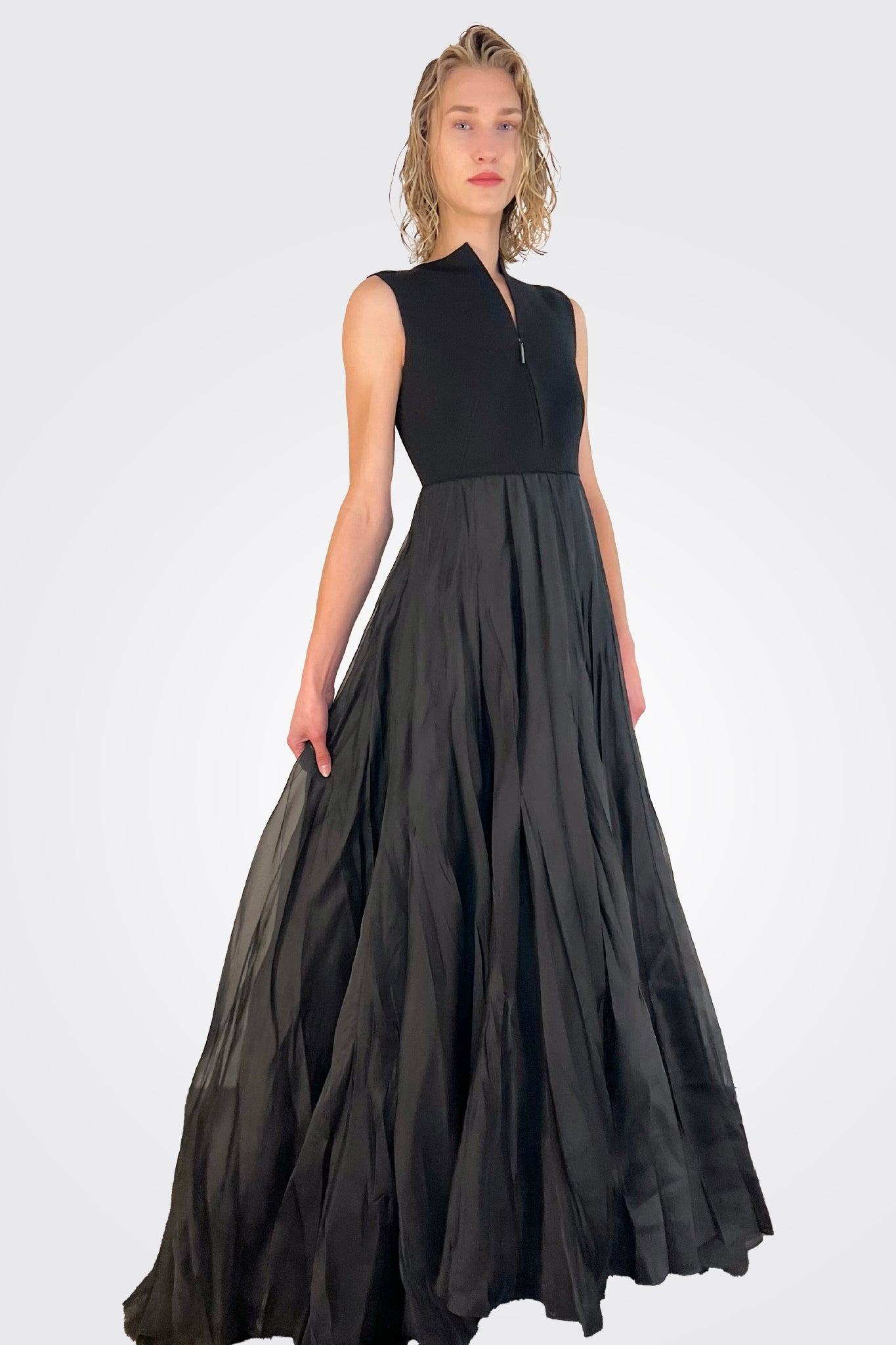 Avelyne Gown - Black by Marie Saint Pierre — alternate view