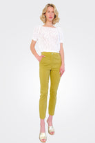 Lyon Cotton Pants - Avocado by Momonì | 25 South Boutiques