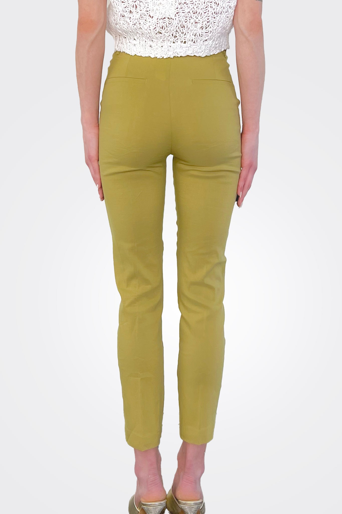 Lyon Cotton Pants - Avocado by Momonì — view 4