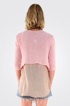 Ballet 3/4 Sleeve Top - Pink by Wooden Ships — alternate view