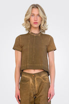 Seam Detail Top - Bark by Serie Numerica | 25 South Boutiques