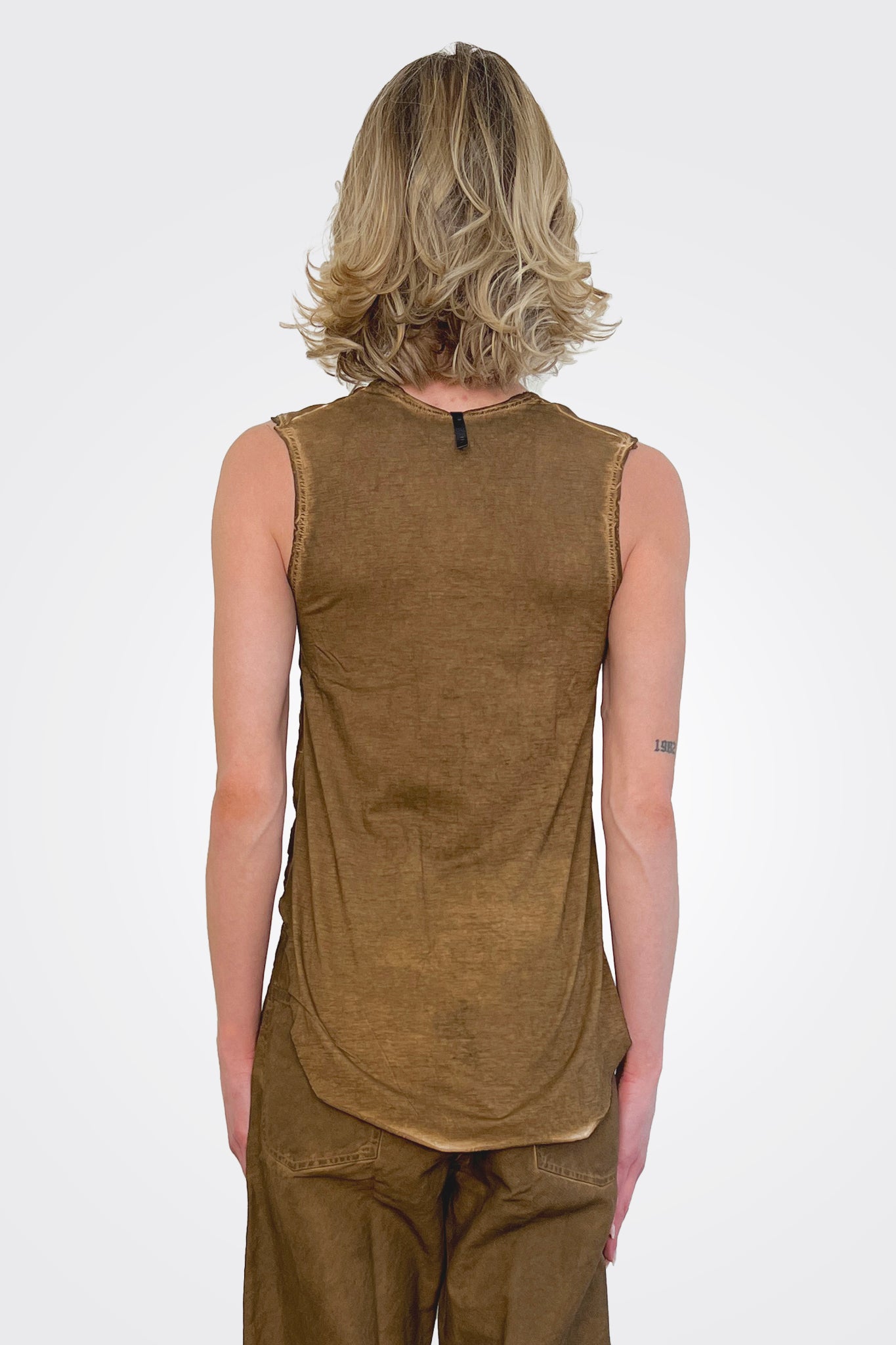 Cut Edge Tank - Bark by Serie Numerica — view 3