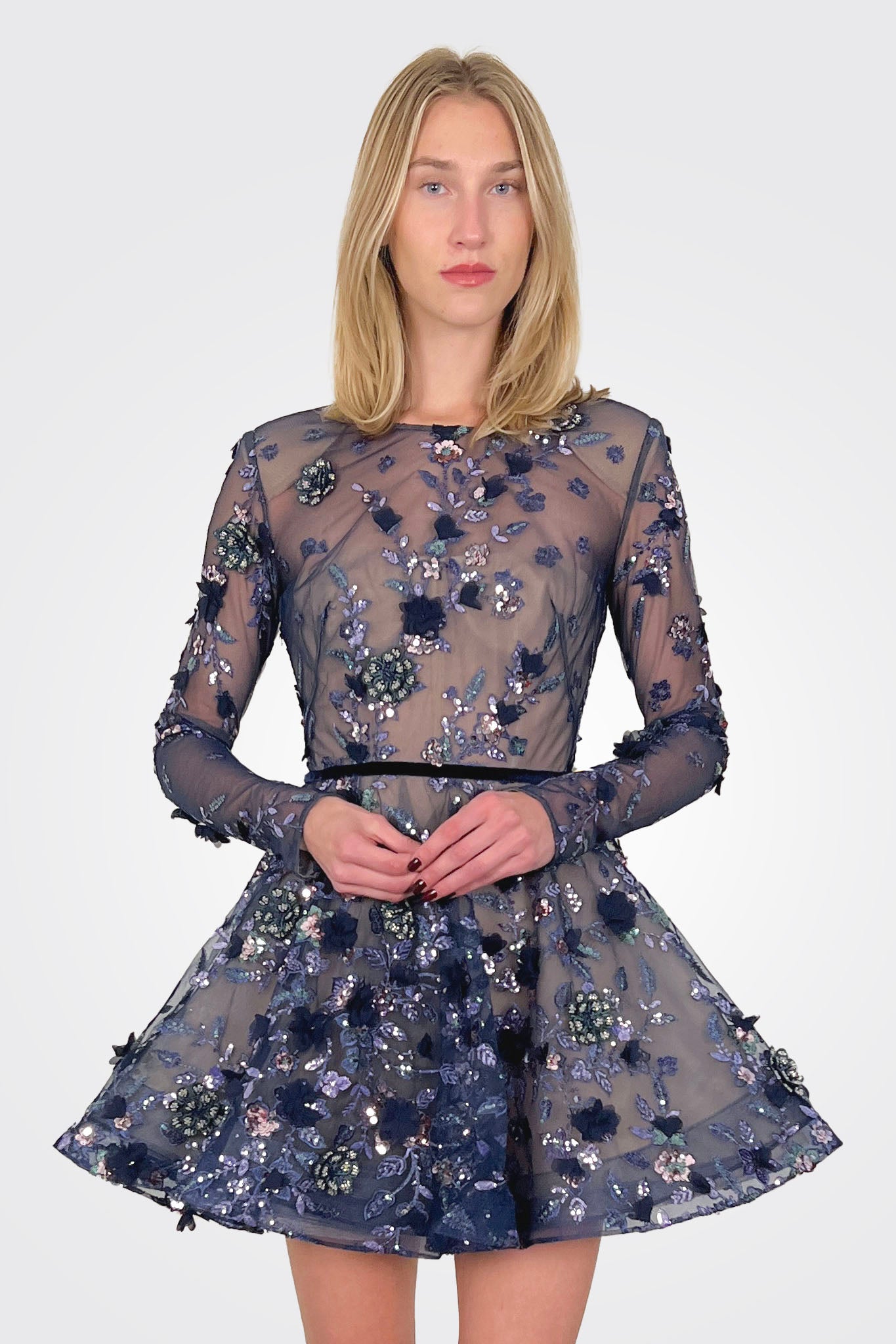 Talulah Mini Dress - Navy by Bronx And Banco — alternate view