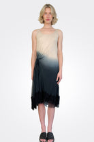 Synched Side Dress - Beige / Black by Viviana Uchitel | 25 South Boutiques