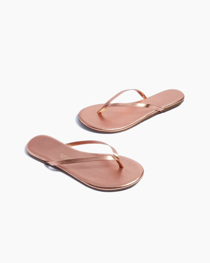 Metallics Flip Flops - Beach Pearl by TKEES — alternate view