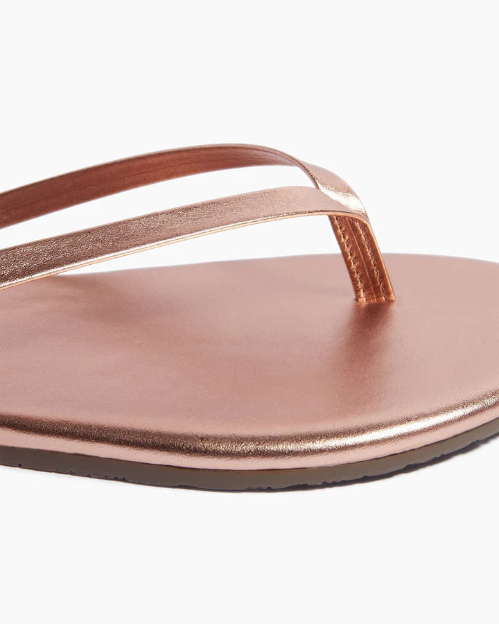 Metallics Flip Flops - Beach Pearl by TKEES — view 4