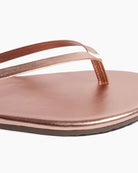 Metallics Flip Flops - Beach Pearl by TKEES — view 4