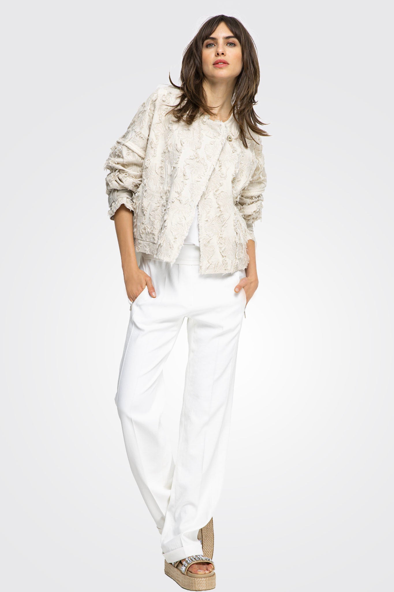 Classic Trousers - Off White by Beate Heymann — view 3