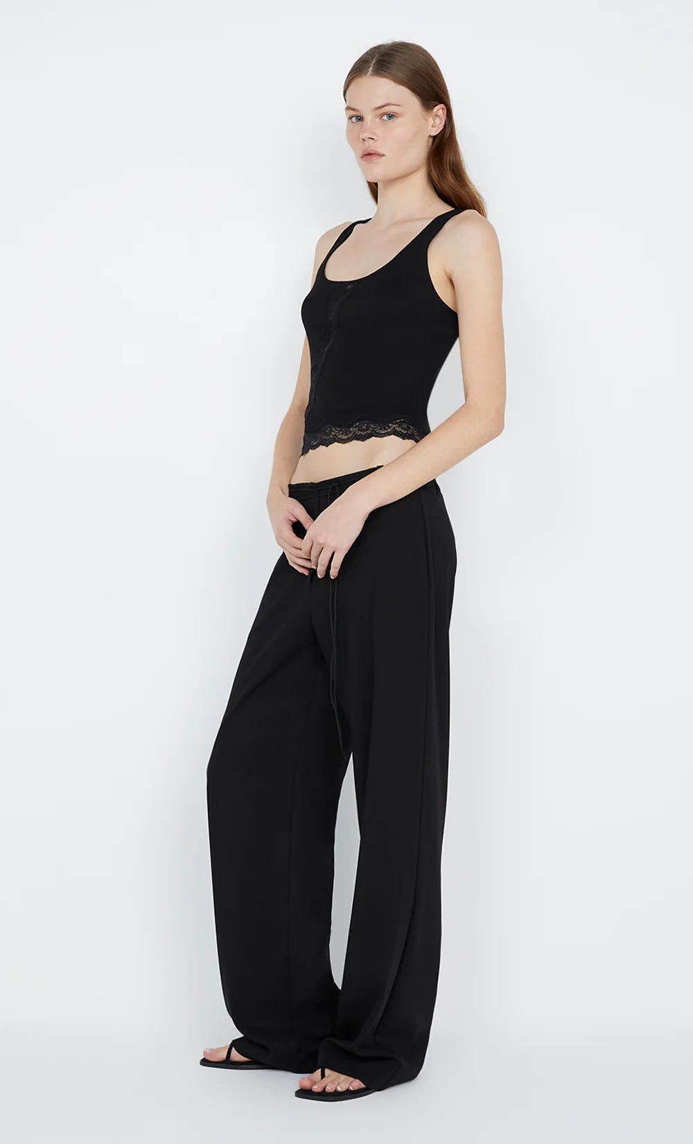 Amyra Tank - Black by Bec & Bridge — view 3