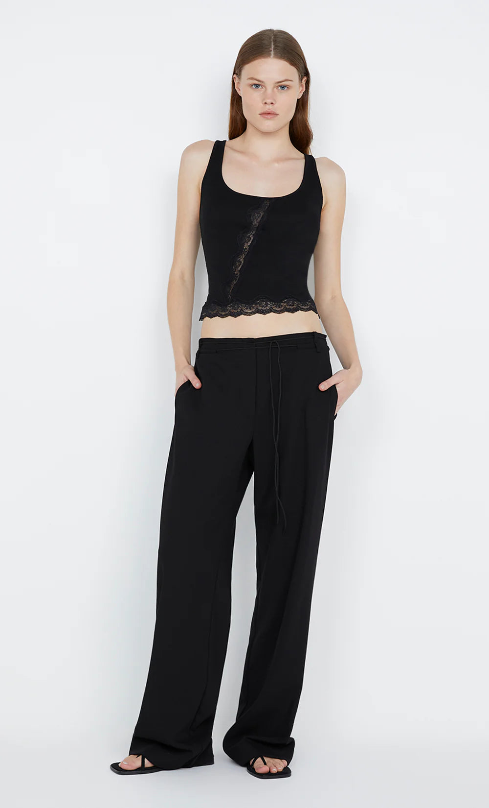 Amyra Tank - Black by Bec & Bridge — alternate view