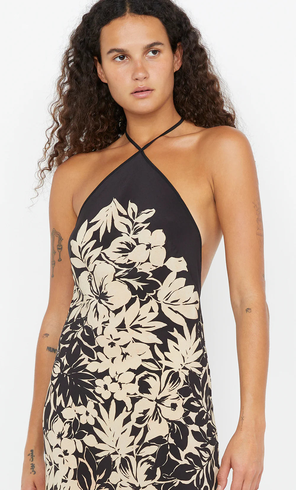 Astala Midi Dress - Ilia Floral by Bec & Bridge — view 3