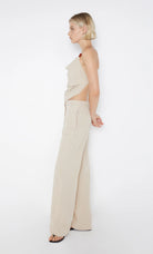 Desiree Halter Top - Sand by Bec & Bridge — view 4