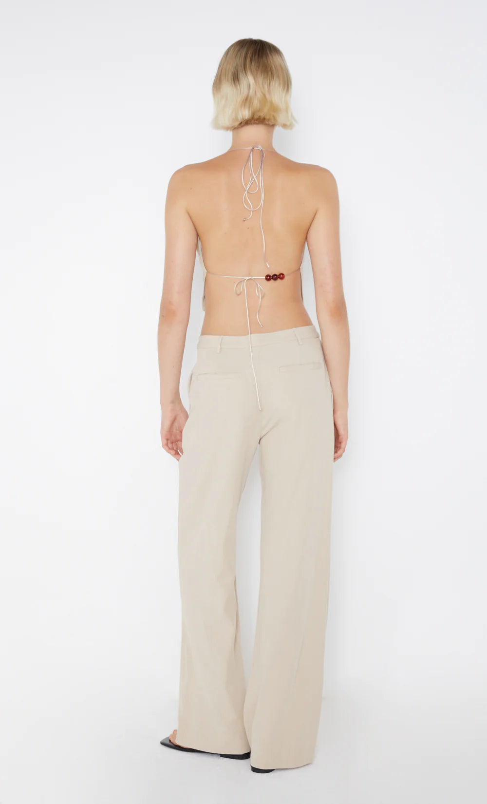 Desiree Halter Top - Sand by Bec & Bridge — view 5