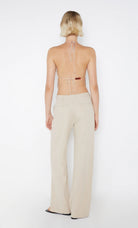 Desiree Halter Top - Sand by Bec & Bridge — view 5