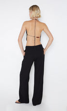 Desiree Halter Top - Black by Bec & Bridge — view 4