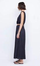 Louann Wrap Top - Black by Bec & Bridge — view 5