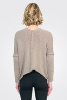 Chess Sweater - Mud Beige by Studio B3 — alternate view
