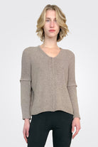 Chess Sweater - Mud Beige by Studio B3 | 25 South Boutiques