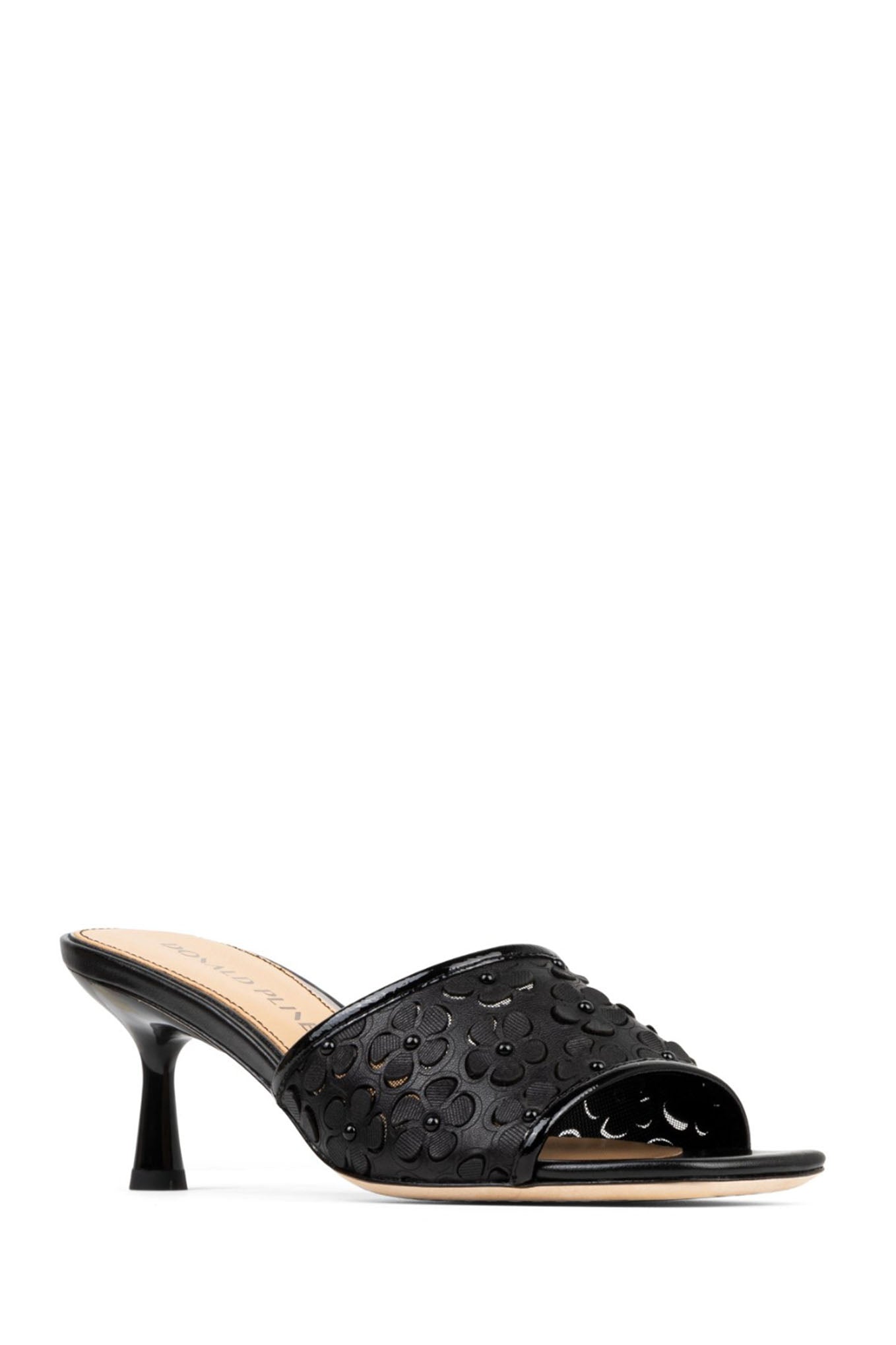 Rikki Sandal - Black Floral by Donald Pliner — alternate view