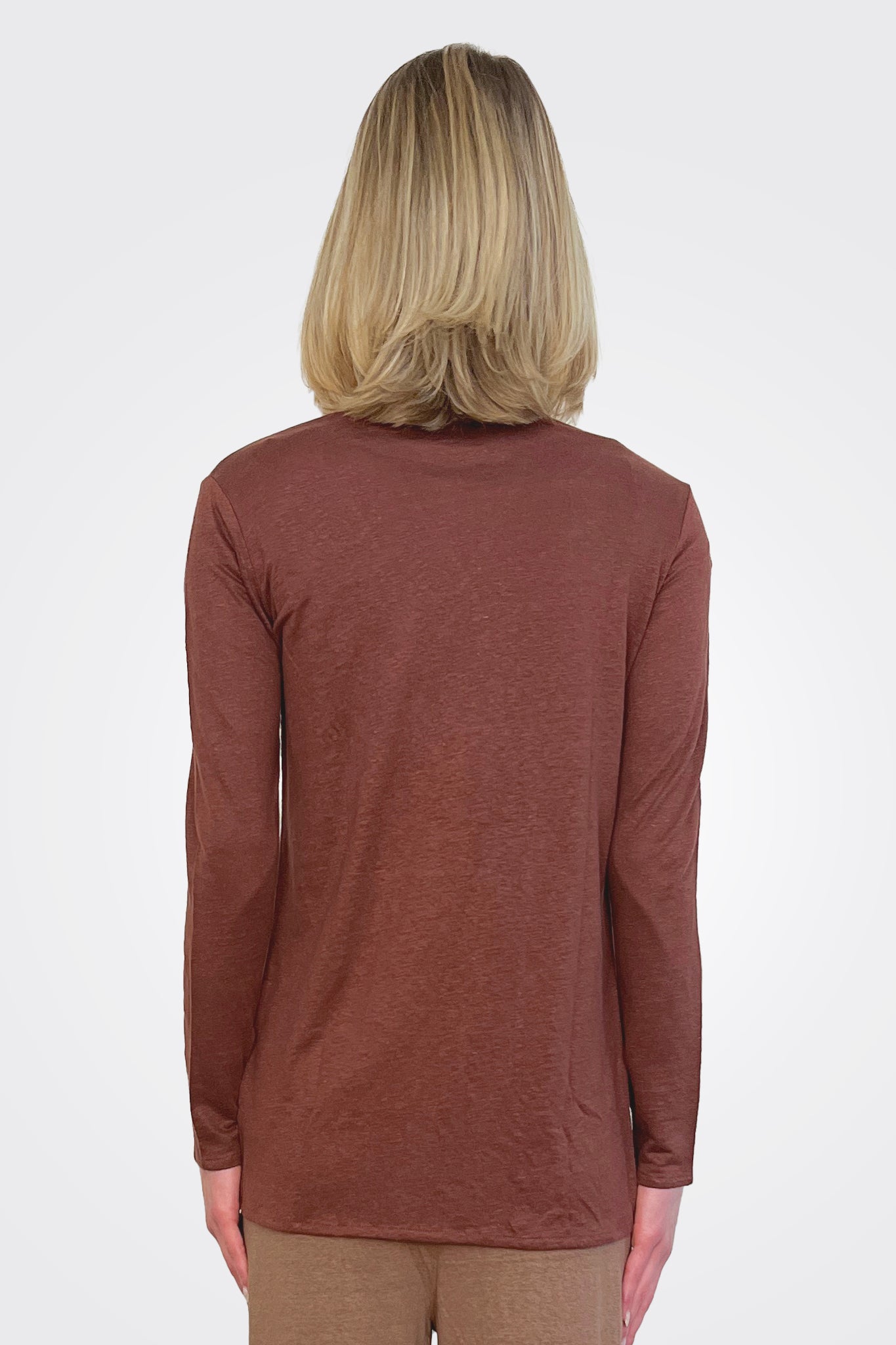 Open Cardigan - Bourgogne by Majestic — alternate view
