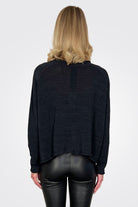 Flower Pullover - Black Grey Flock by Rundholz — alternate view