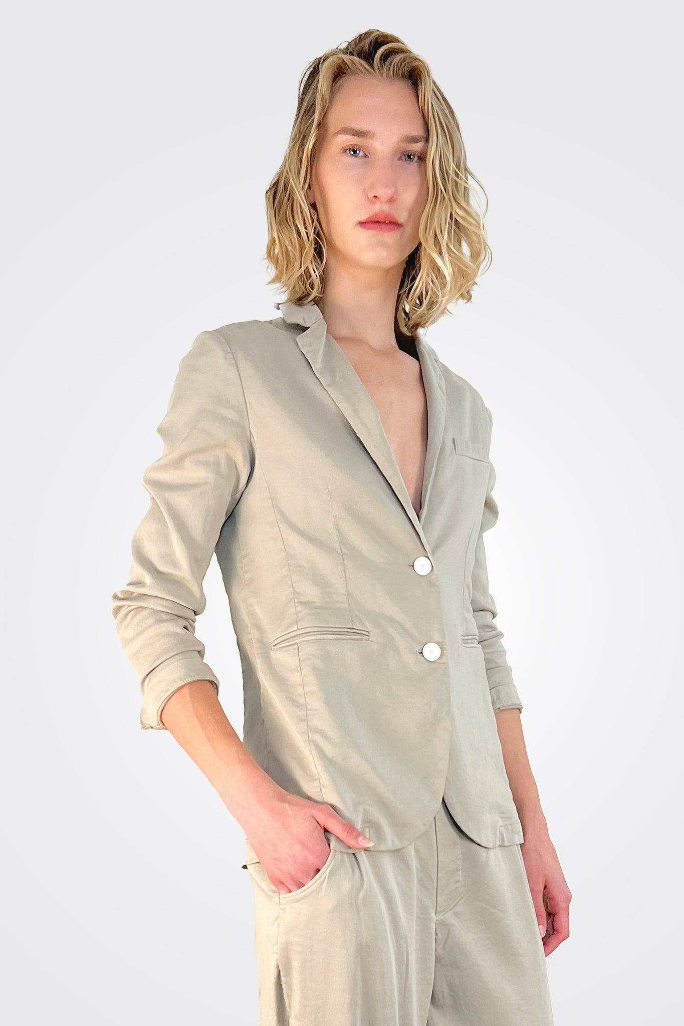 Helena Jacket - Beige by Masons | 25 South Boutiques
