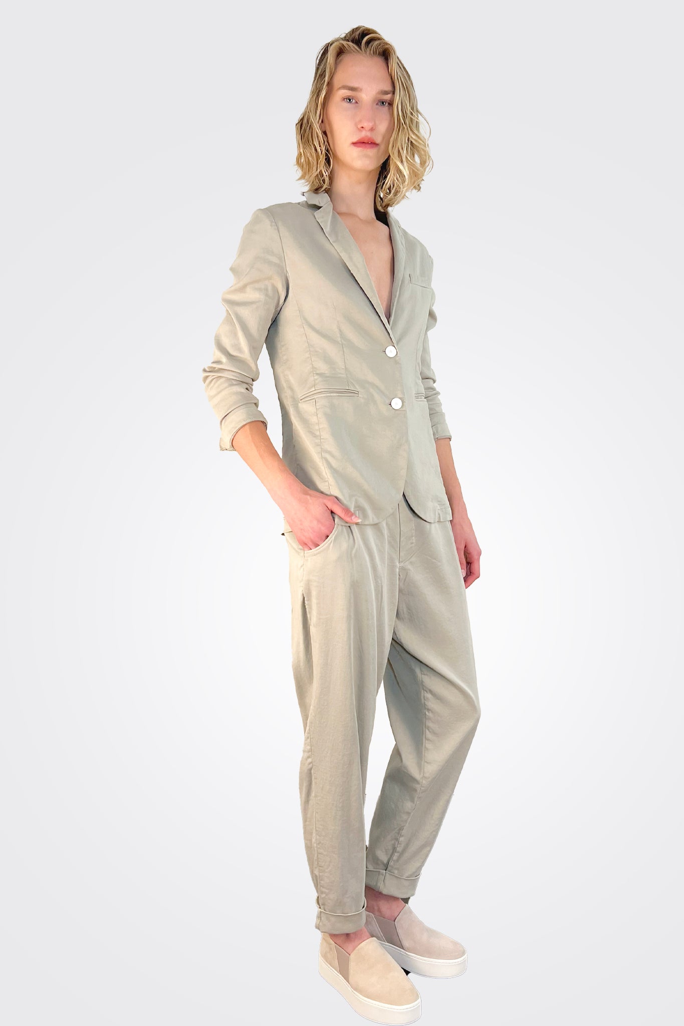 Easy Jogger - Beige by Masons — alternate view