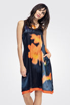 Tank Satin Dress - Black Mandarin by Beate Heymann — alternate view