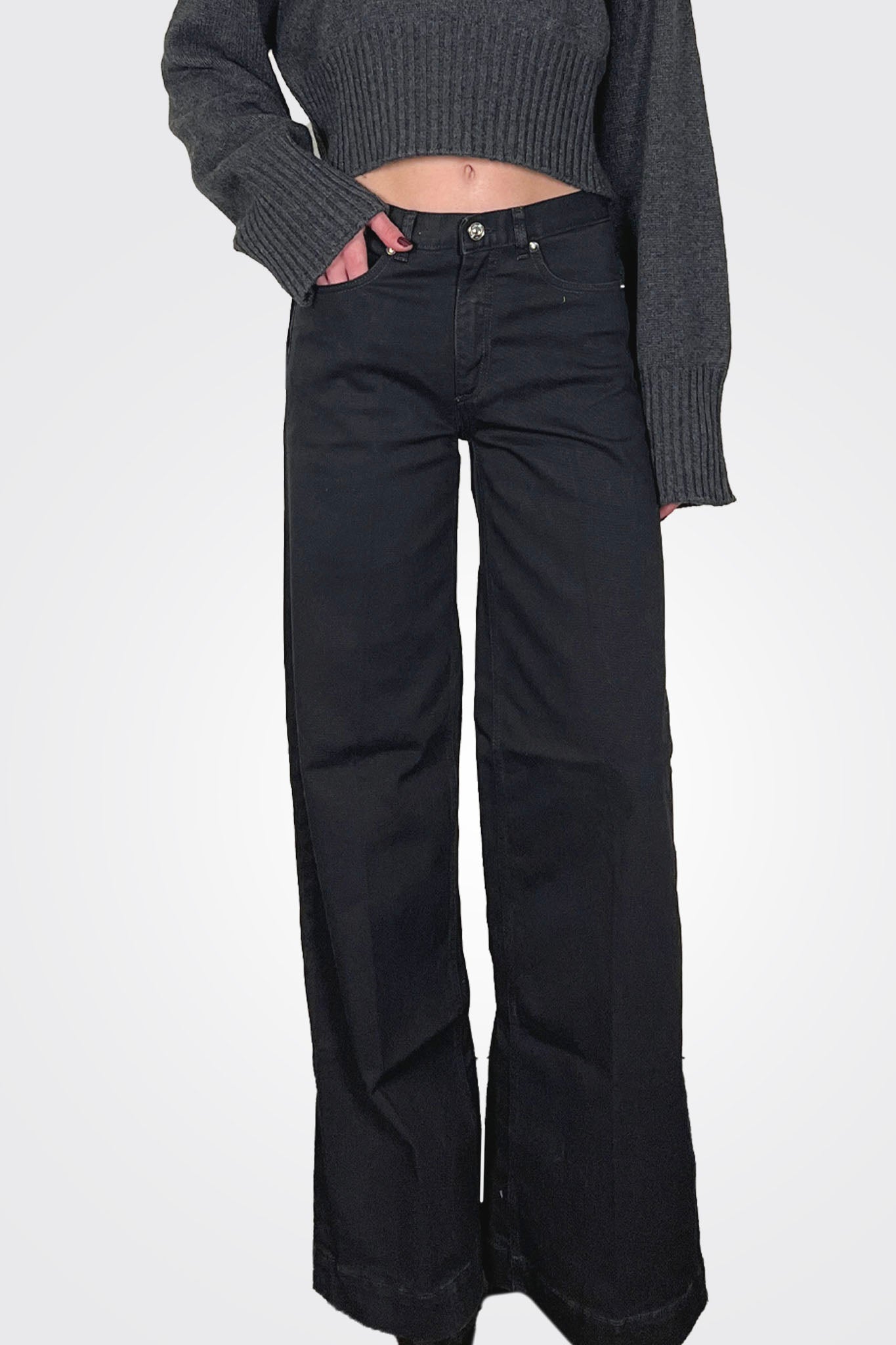 Gea Overcarrot Pant - DL  Black by Nine In The Morning — alternate view