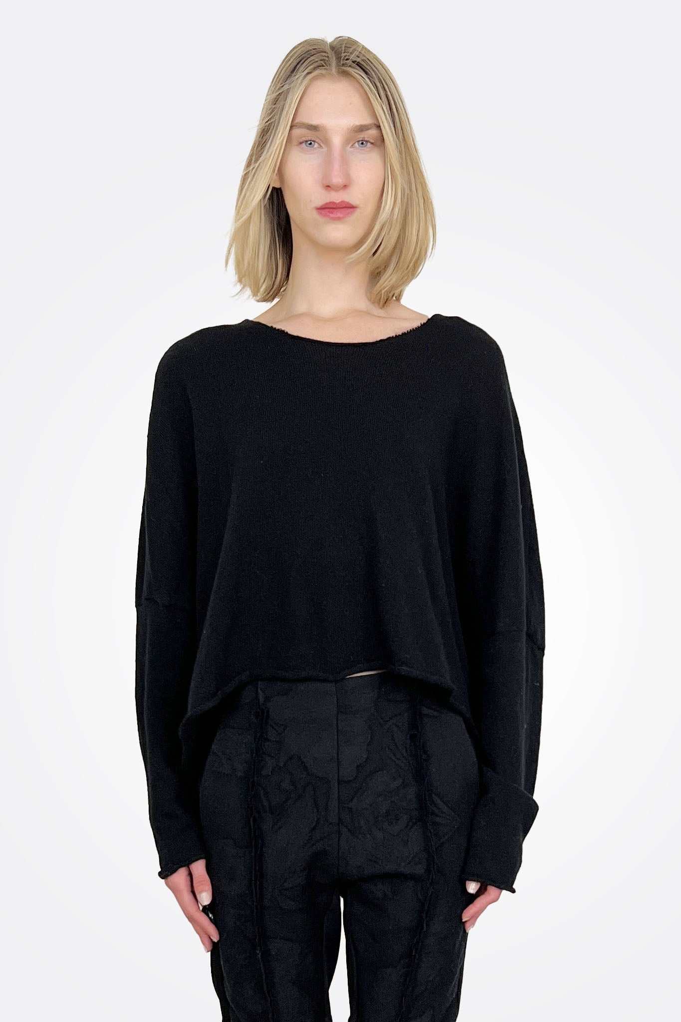 Pullover Tunic - Black by Rundholz | 25 South Boutiques