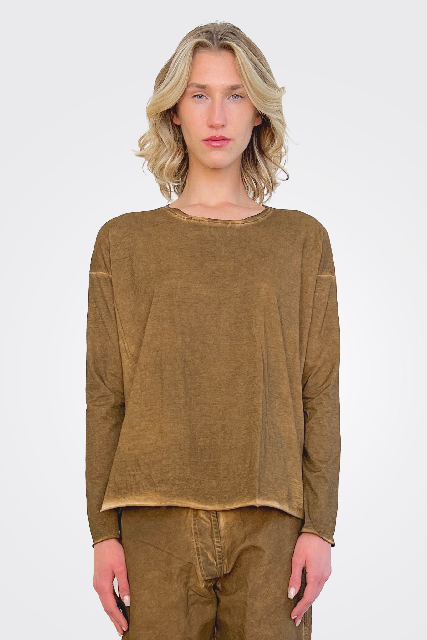 Long Sleeve Shirt - Bark by Serie Numerica | 25 South Boutiques