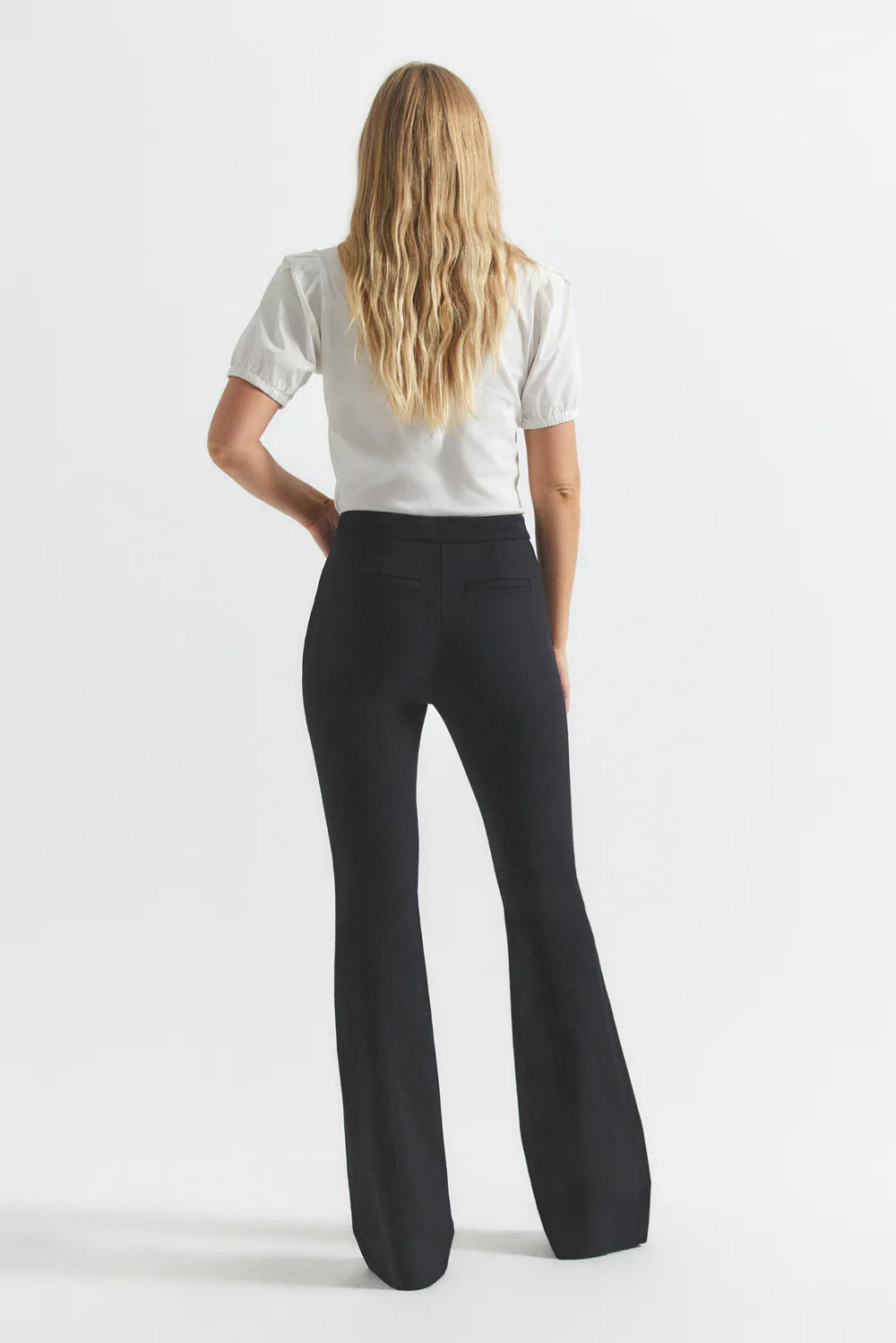 Crosby Flare Trousers - Black by Derek Lam — view 4