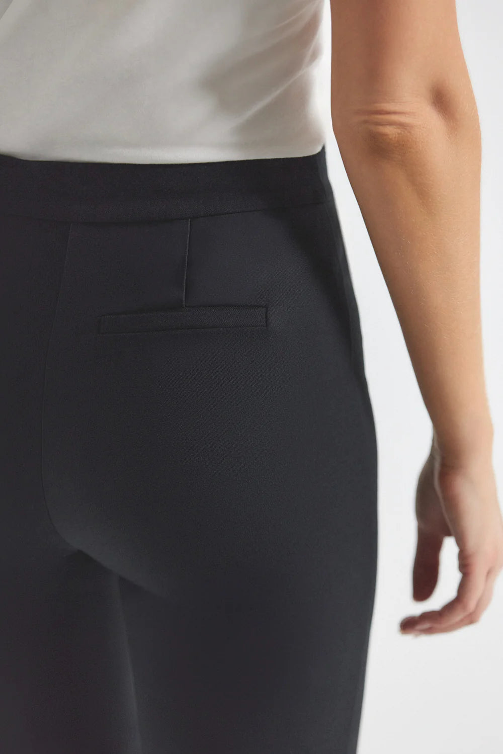Crosby Flare Trousers - Black by Derek Lam — view 3