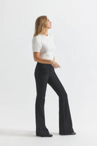 Crosby Flare Trousers - Black by Derek Lam — alternate view