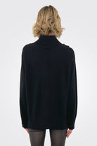 Live In Cashmere Turtleneck - Ebony by Alashan Cashmere — alternate view