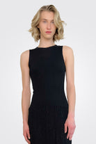 Knit Midi Dress - Black by Missoni — alternate view