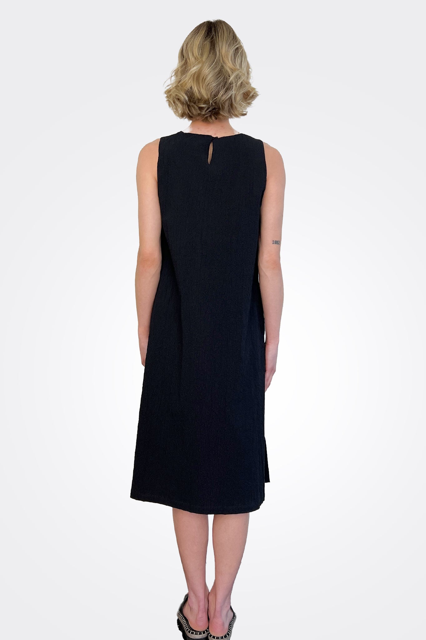 Tank Dress - Black by Elemente Clemente — alternate view