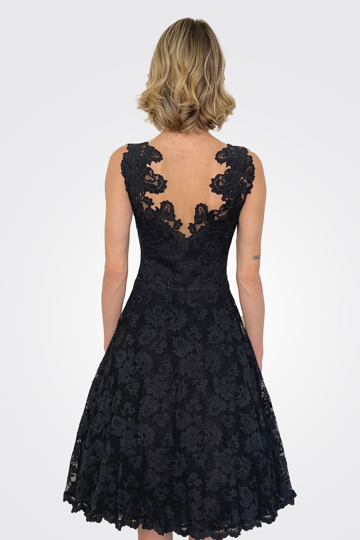 Tutu Cocktail Dress - Black by Olvi's — view 3