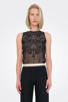 Lace Tank - Black by Seventy Venezia | 25 South Boutiques