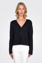 One Button Cardigan - Black by Hubert Gasser | 25 South Boutiques