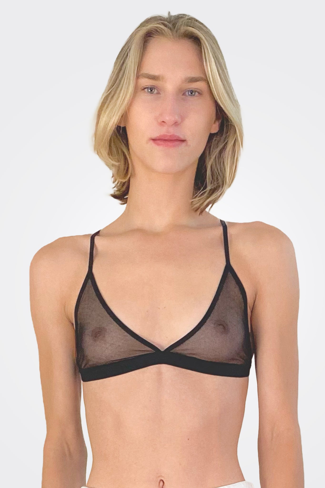 Odelyn Triangle Bra - Black by Skin | 25 South Boutiques