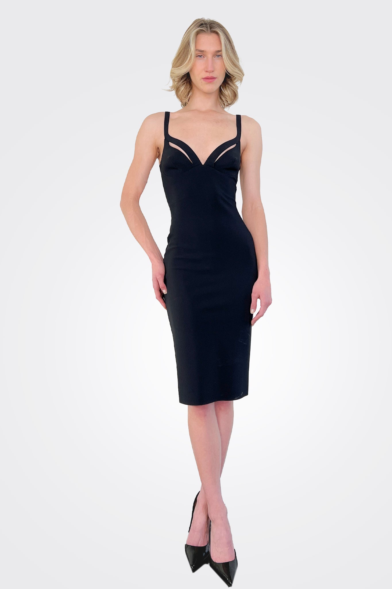 Amanda Short Dress - Black by Chiara Boni | 25 South Boutiques