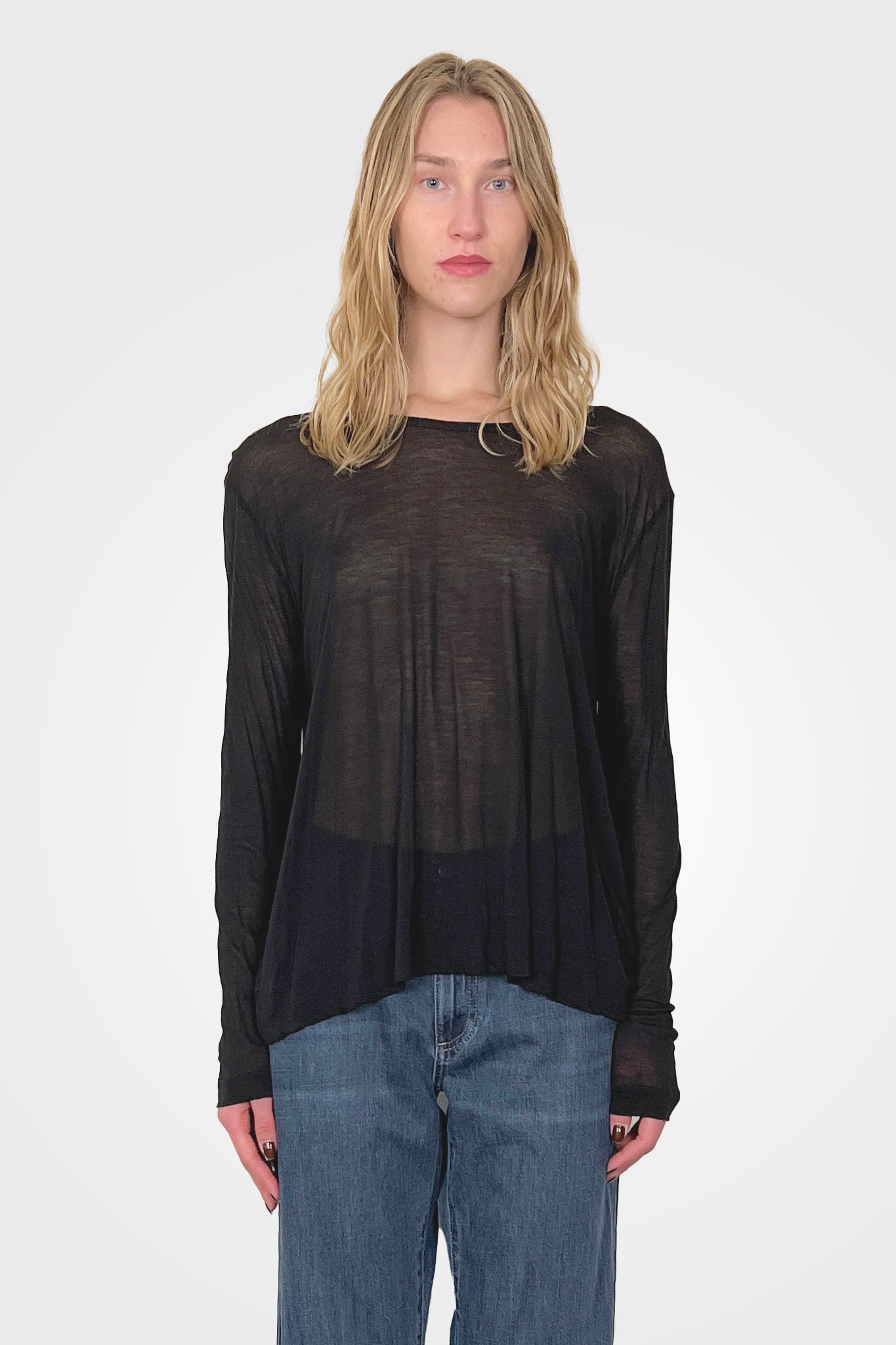 Long Sleeve Blouse - Black by Private 0204 | 25 South Boutiques