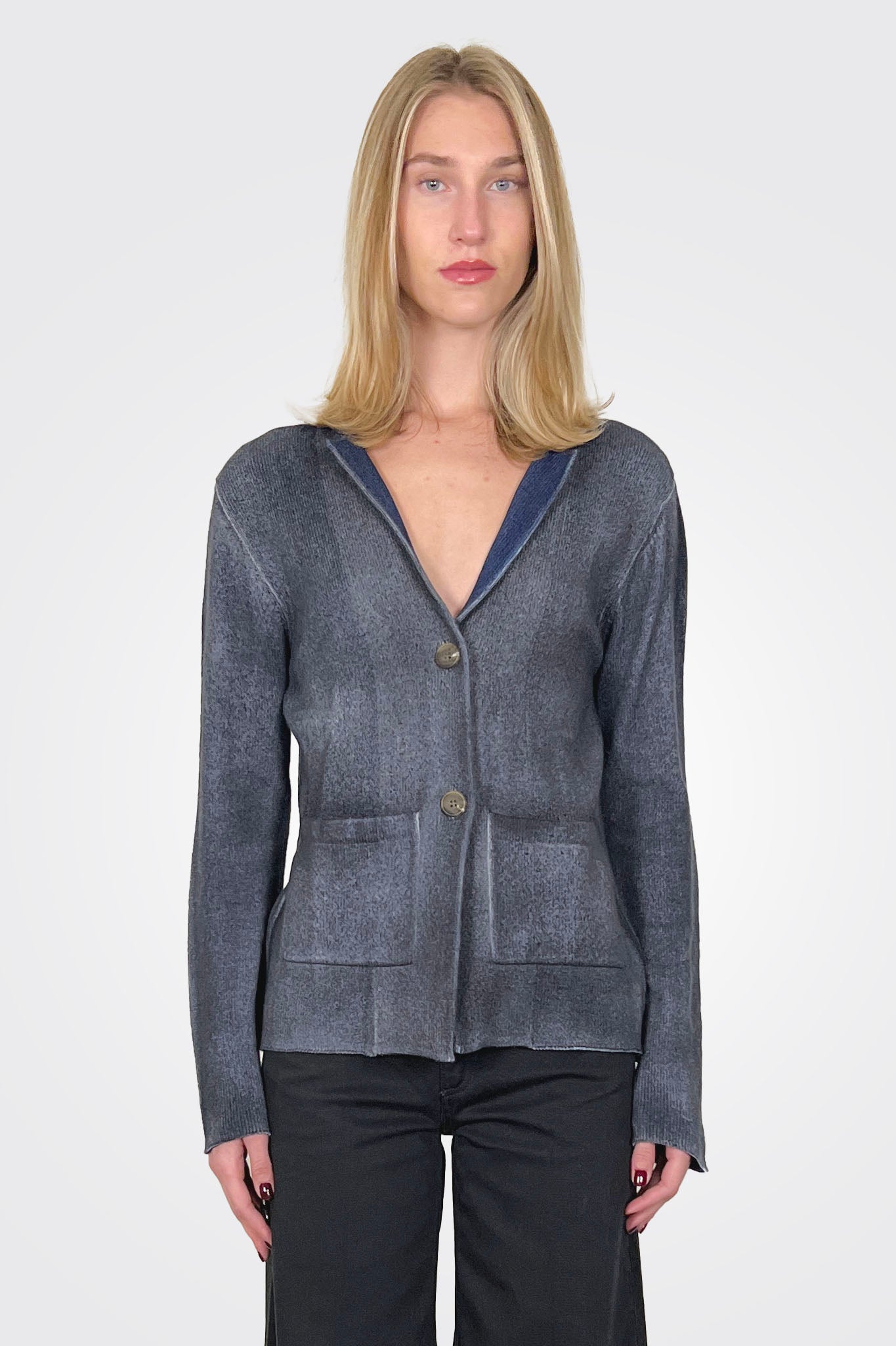 Temara Wool Blazer - Royal by Alessendaro Aste | 25 South Boutiques