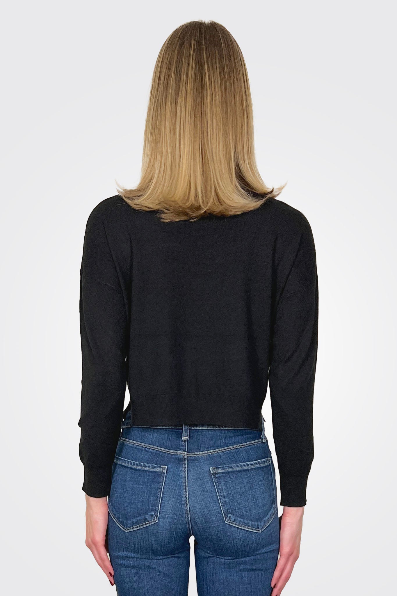 Polly Pullover - Black by Deluc — alternate view