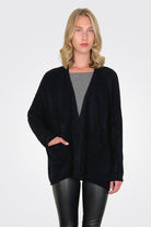 Oversize Cardigan - Black by Rundholz — alternate view