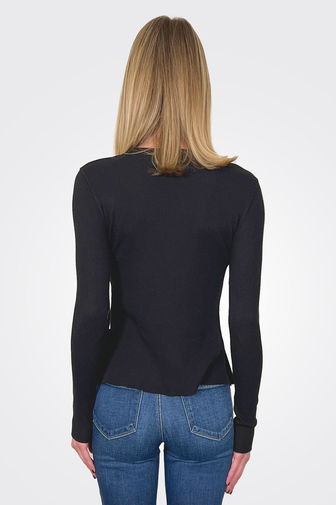 Jimmy Thermal Tee - Black by Pharaoh — alternate view