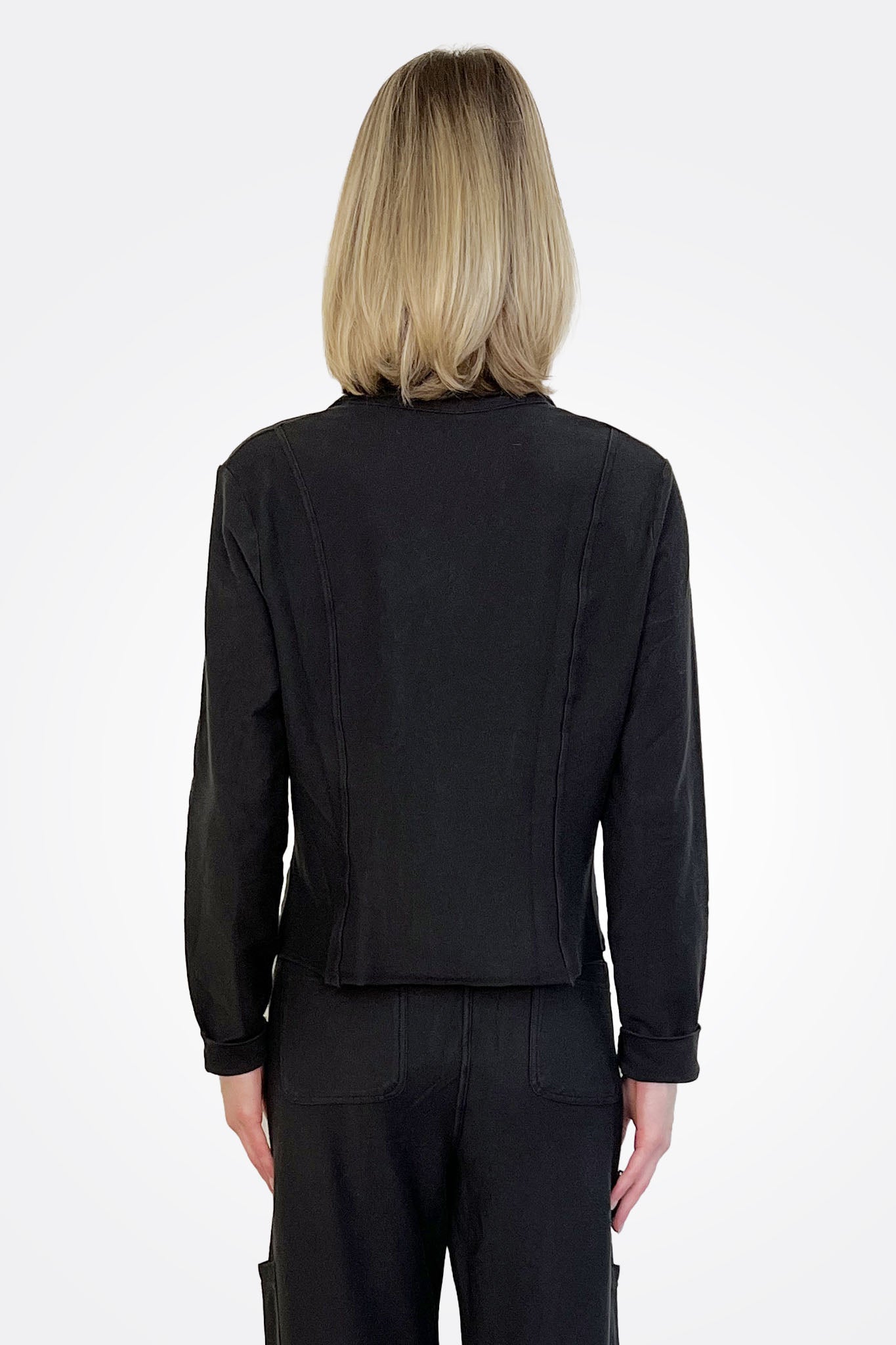 Tacie Blazer - Black by XCVI — alternate view