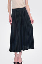 Emi Lurex Skirt - Black by Momonì — alternate view